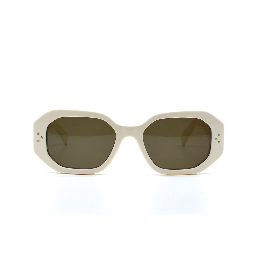 NEW CELINE CL40255I IVORY BROWN WOMEN'S SUNGLASSES AUTHENTIC - Picture 4 of 10